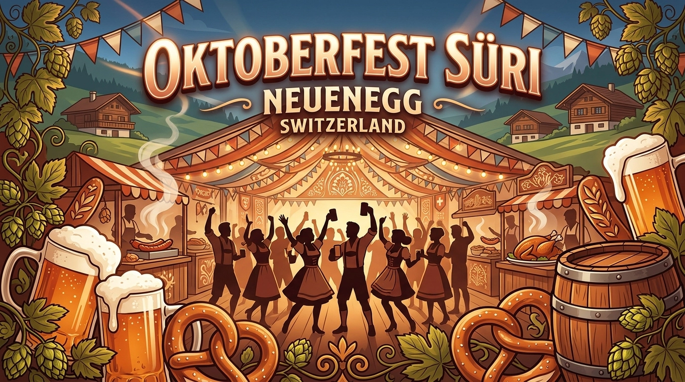 Oktoberfest Süri 2026: Bayerisches Bierfest bei Bern
