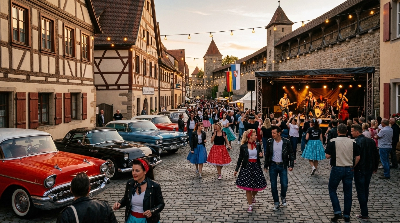 Oldie Town Festival Wolframs Eschenbach 2027: Rock and Roll in der Altstadt