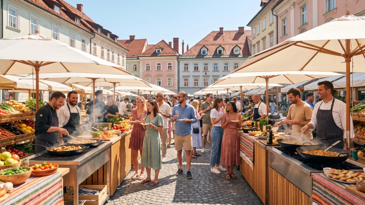 Odprta kuhna – Open Kitchen Ljubljana – Freitagsmarkt der Kulinarik