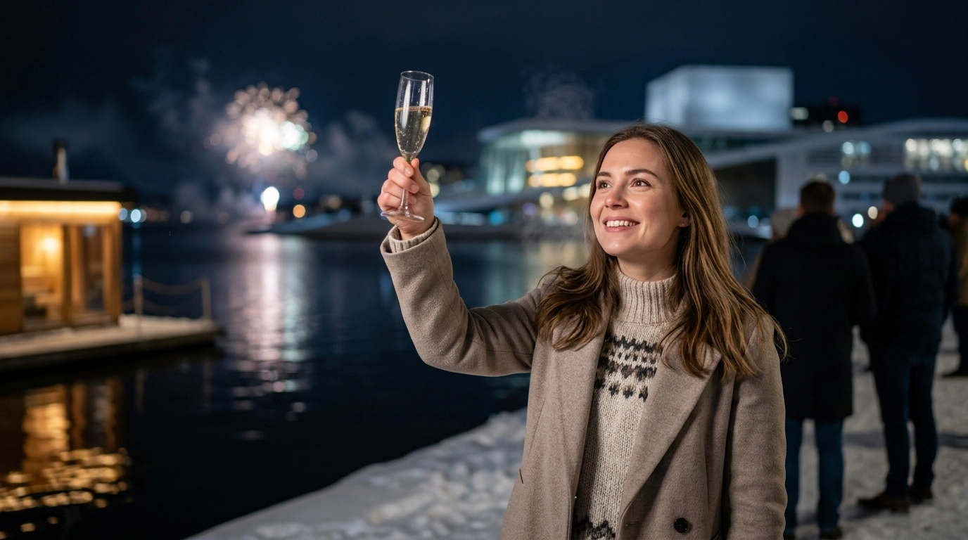 New Year's Eve in Oslo 2026/2027 – Fjordblick, Silvesterstimmung und Sauna am Wasser