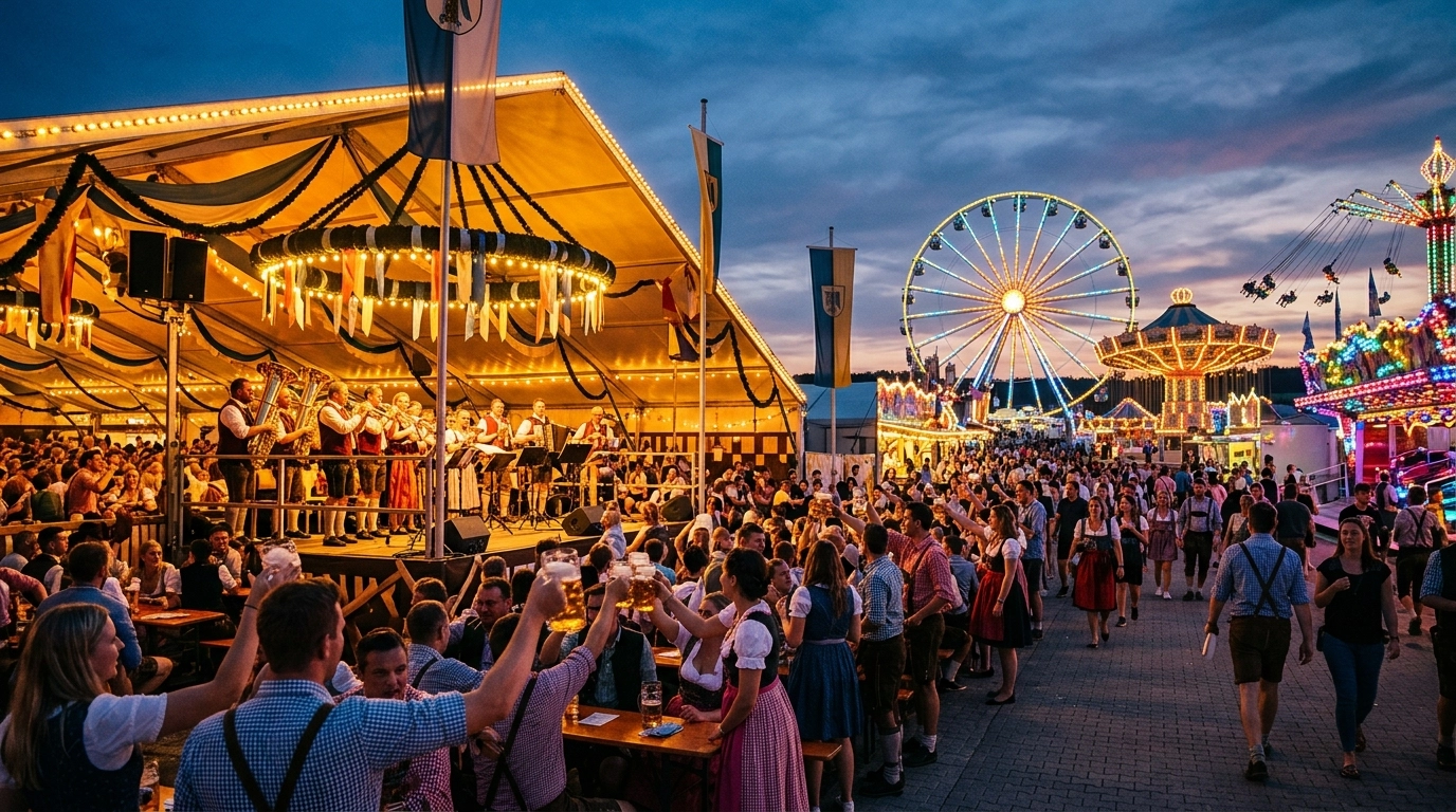 Ostalb-Frühlingsfest Aalen 2027 – Traditionelles Volksfest mit Festzelt & Lunapark