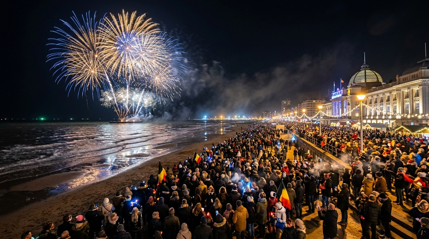 Silvester in Ostend (Belgien) 2026/2027 – Feuerwerk, Programm und Neujahrsfeierlichkeiten