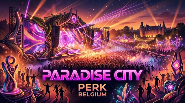Paradise City 2027 in Perk, Belgium – Sustainable Electronic Festival at Château de Ribaucourt