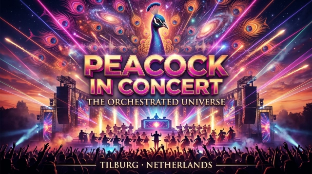 Peacock In Concert 2026 – The Orchestrated Universe in Tilburg