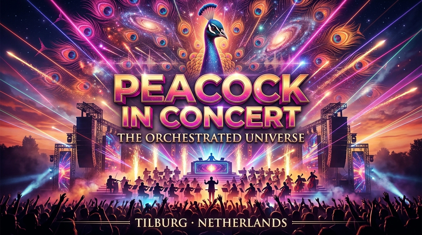 Peacock In Concert 2026 – The Orchestrated Universe in Tilburg