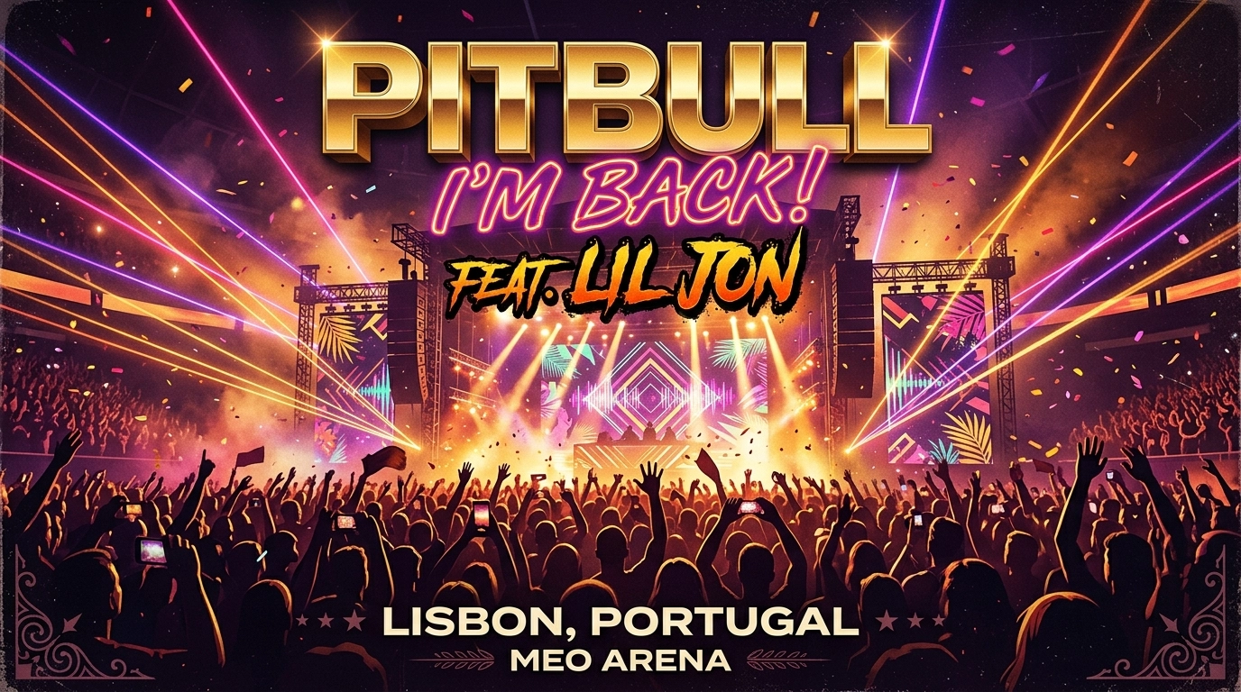 Pitbull – I'm Back! feat. Lil Jon 2026 in Lissabon