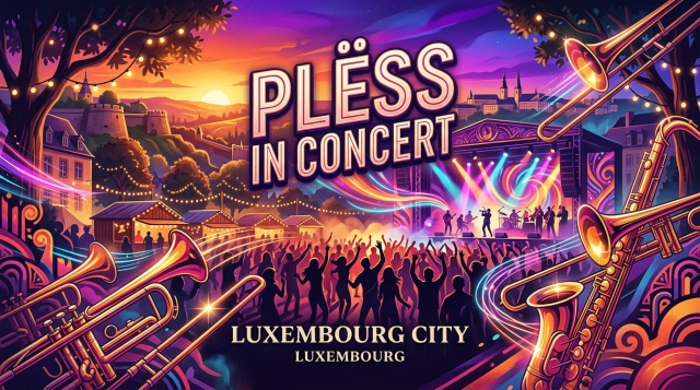 Plëss in Concert 2027 – Freiluftkonzerte am Place d'Armes in Luxemburg