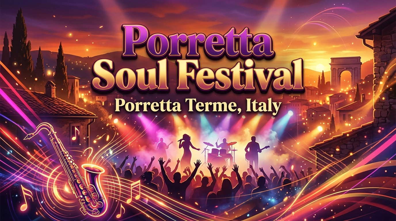 Porretta Soul Festival 2027: Soul Festival in den Apenninen