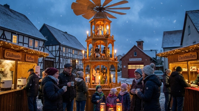 Pyramidenandrehen Gommla 2026: Weihnachtliches Fest in Greiz