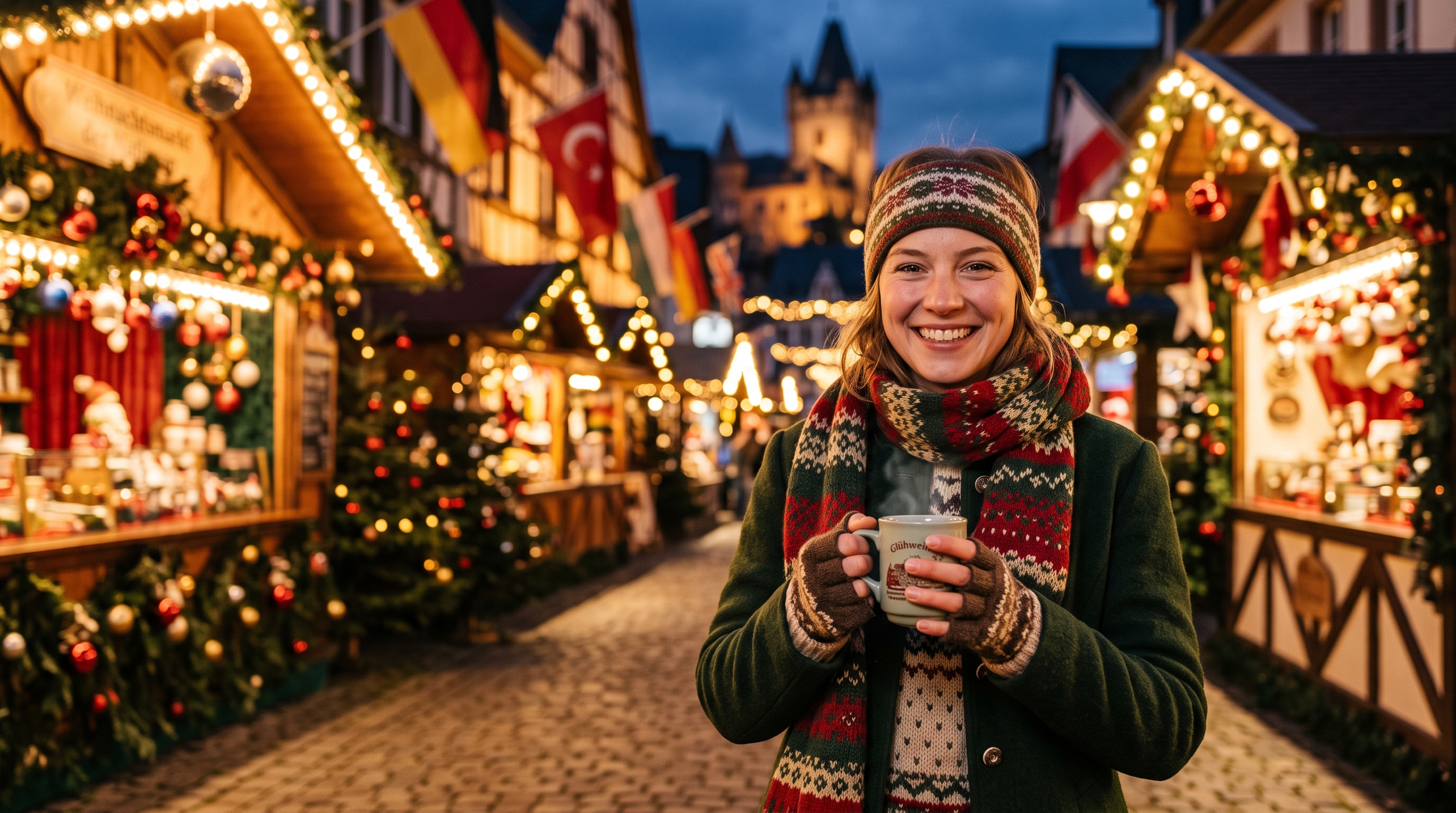 Rüdesheimer Weihnachtsmarkt der Nationen 2026 – Programm & Infos