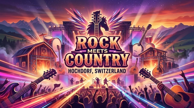 Rock Meets Country 2027: Country und Rock Festival in Hochdorf