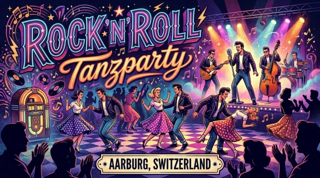 Rock'n'Roll Tanzparty 2026 in Aarburg – Live mit Head over Heels