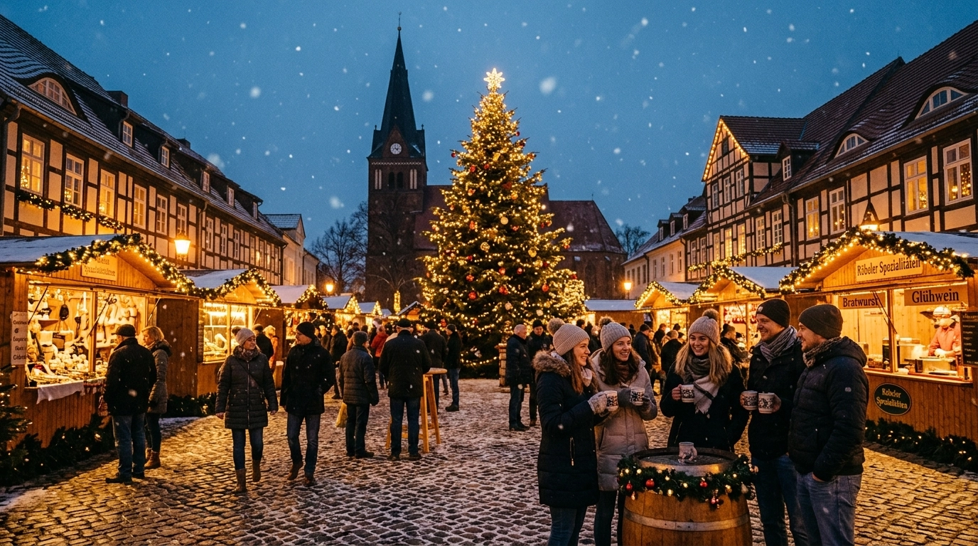 Röwelscher Wiehnachtsmarkt 2026 – Traditioneller Weihnachtsmarkt in Röbel an der Müritz