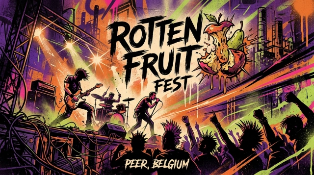 Rotten Fruit Fest 2026 in Peer (Belgien) – Punk & Garage Festival