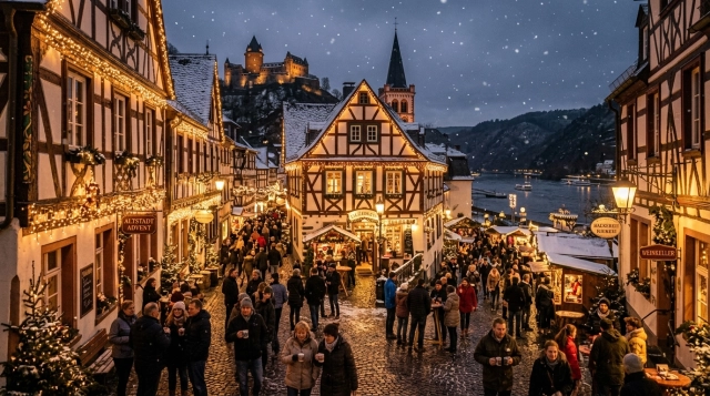 Schlender-Advent Bacharach 2026 – Adventsmarkt in der Altstadt am Rhein