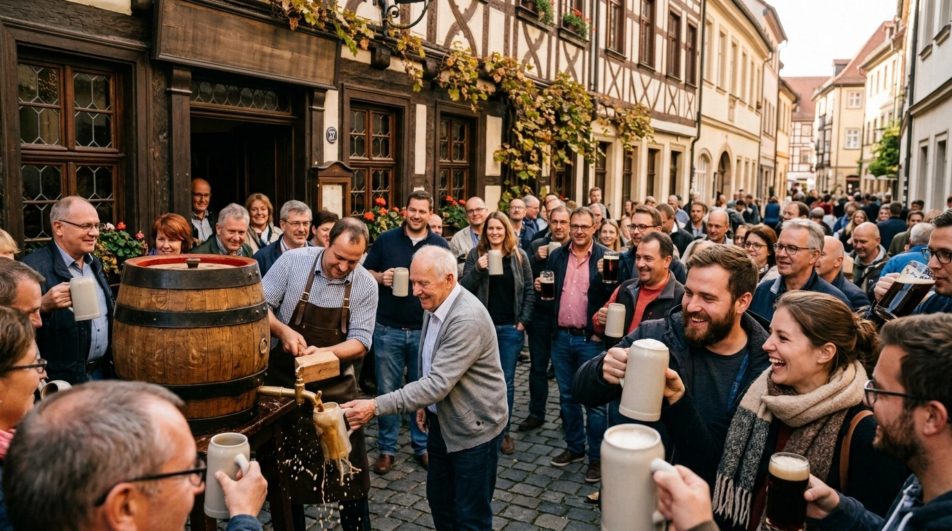 Schlenkerla Urbock Anstich 2026 in Bamberg