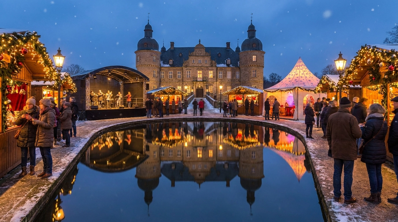 Moritzburg Schlossweihnacht 2026: Weihnachtsmarkt am Schloss
