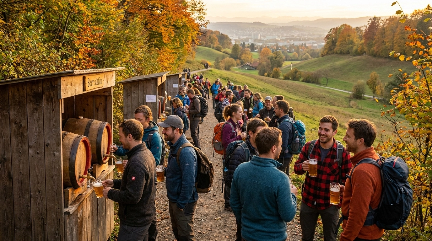 Schwamendinger Bierwanderung 2026 in Zürich (Schweiz) – Route, Bier & Tipps