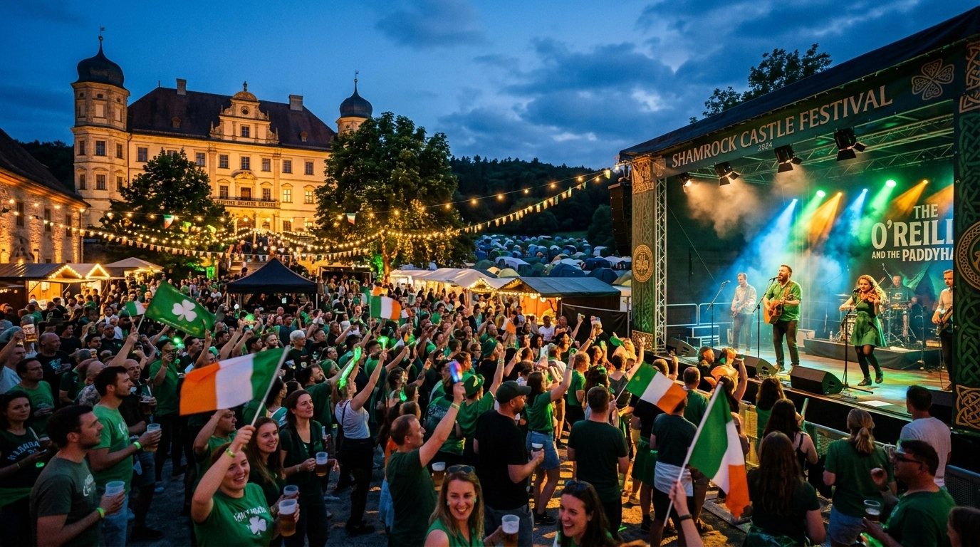 Shamrock Castle Festival 2027 in Eggolsheim (Deutschland) – Irish Folk-Rock am Schloss Jägersburg