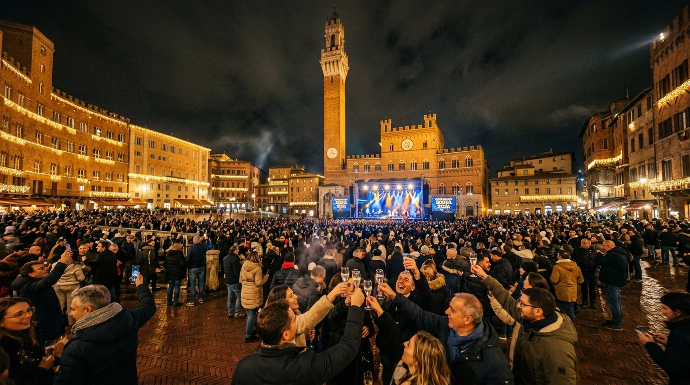Silvester in Siena (Italien) 2026/2027 – Feiern, Programm und Events