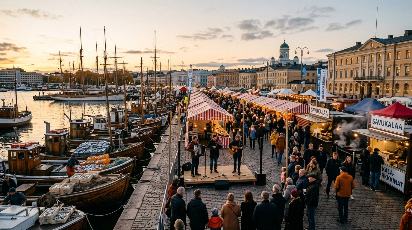 Silakkamarkkinat Helsinki 2026: Das Ostseehering Fest am Marktplatz