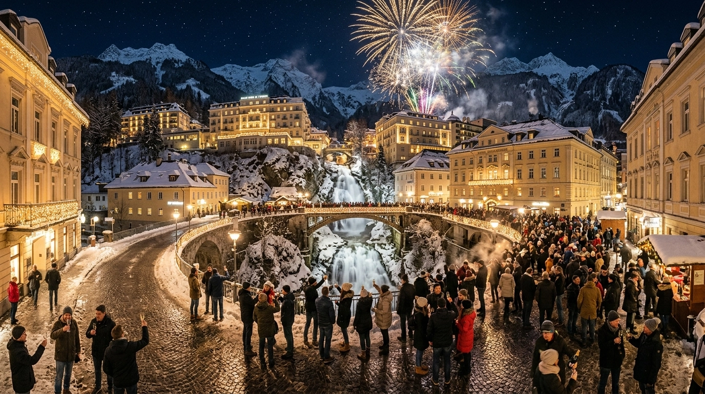 Silvester in Bad Gastein (Österreich) 2026/2027: Feiern, Feuerwerk und Neujahrsprogramm