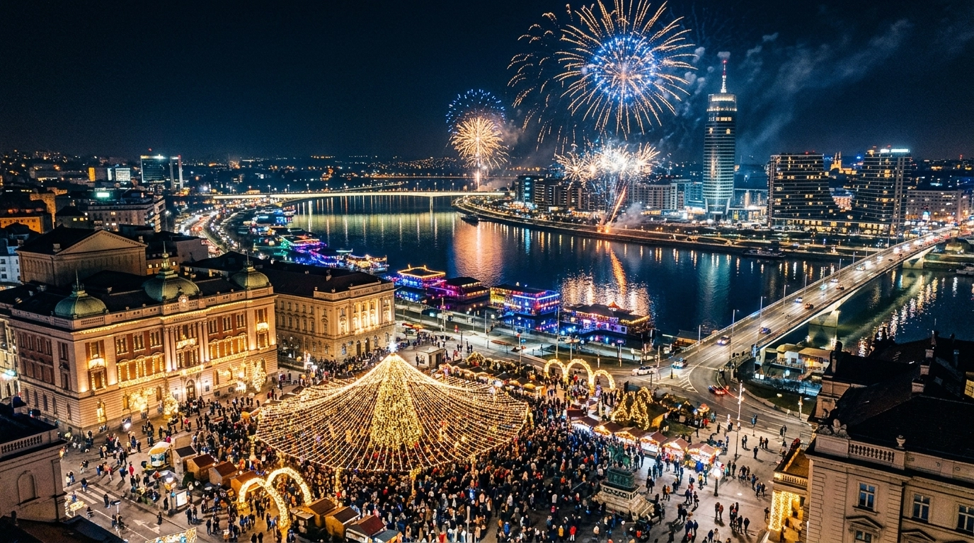 Silvester in Belgrad 2026/2027: Programm, Feuerwerk und Partys
