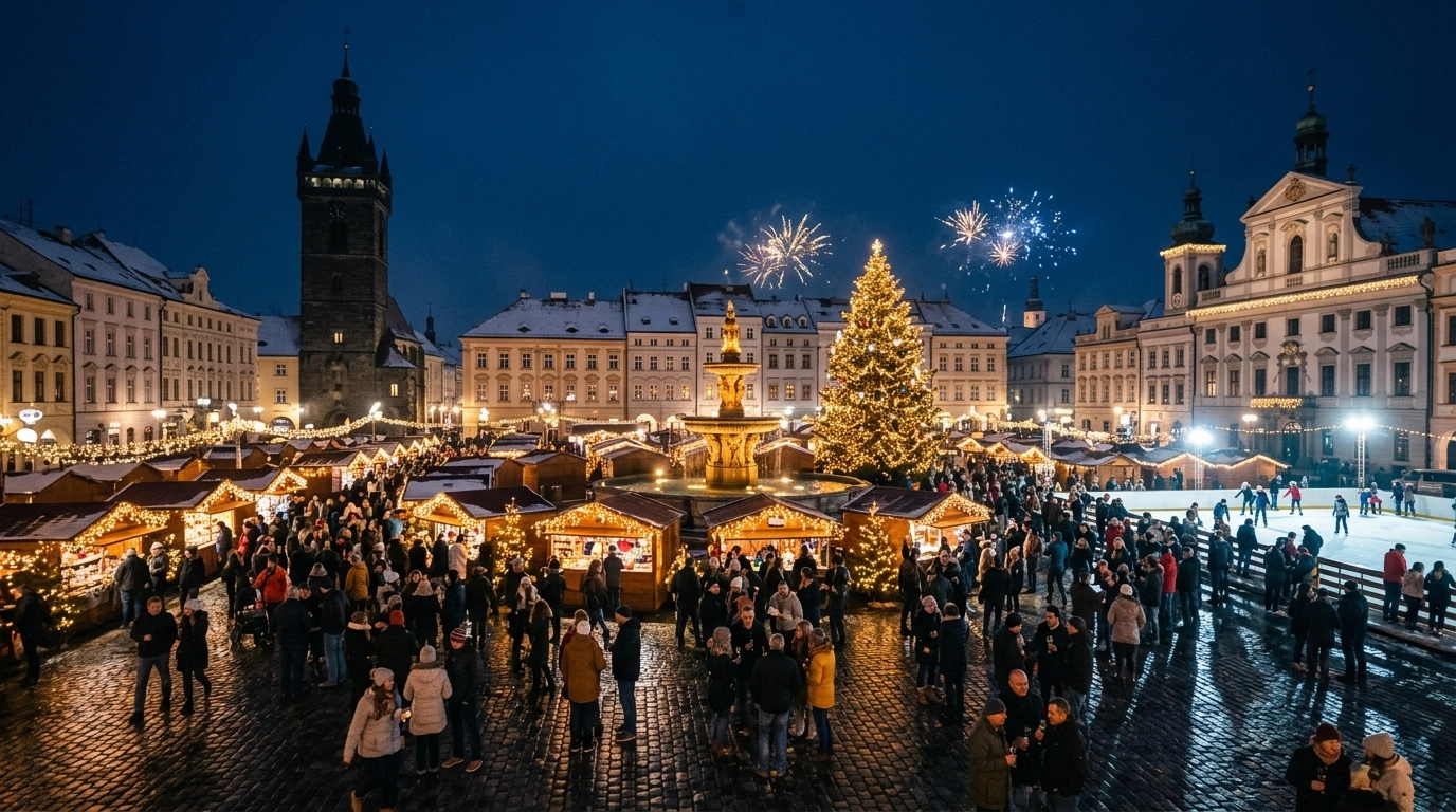 Silvester in Ceske Budejovice (Tschechien) 2026/2027: Feiern, Programm und Highlights