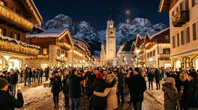 Silvester in Cortina d'Ampezzo (Italien) 2026/2027: Feiern, Programm und Events
