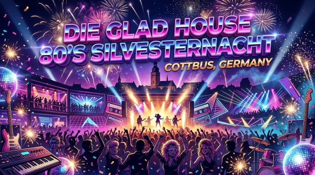 Silvester in Cottbus 2026/2027 – Clubpartys, 80er-Nacht & Silvestershows