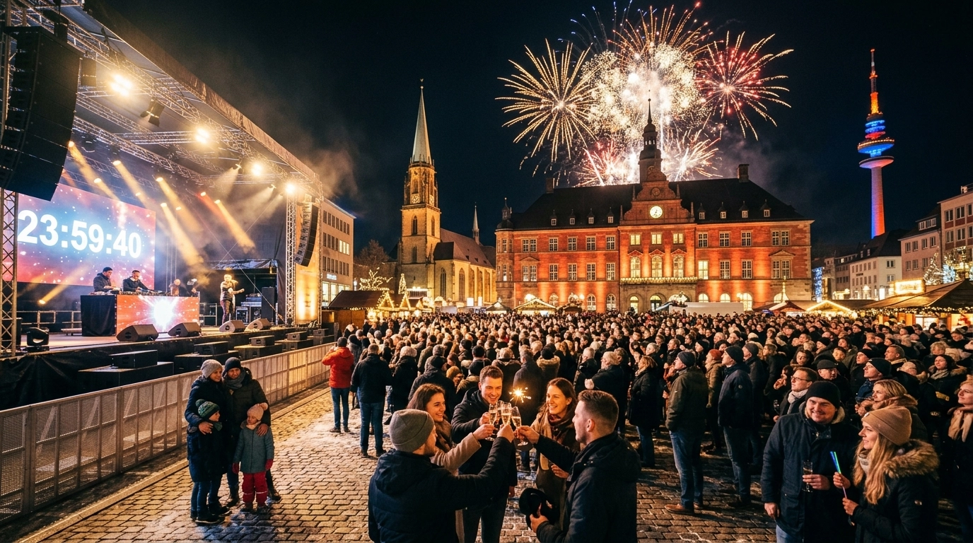 Silvester in Dortmund 2026/2027 – Feiern, Programm und Feuerwerk
