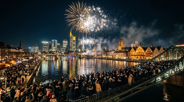 Silvester in Frankfurt 2026/2027 – Feiern, Programm und Feuerwerk