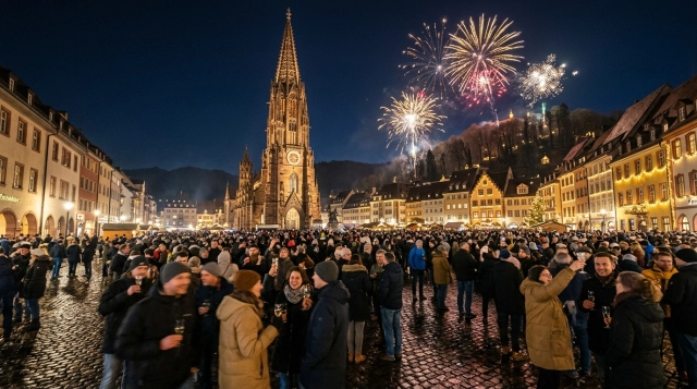 Silvester in Freiburg 2026/2027 – Feiern, Programm und Tipps