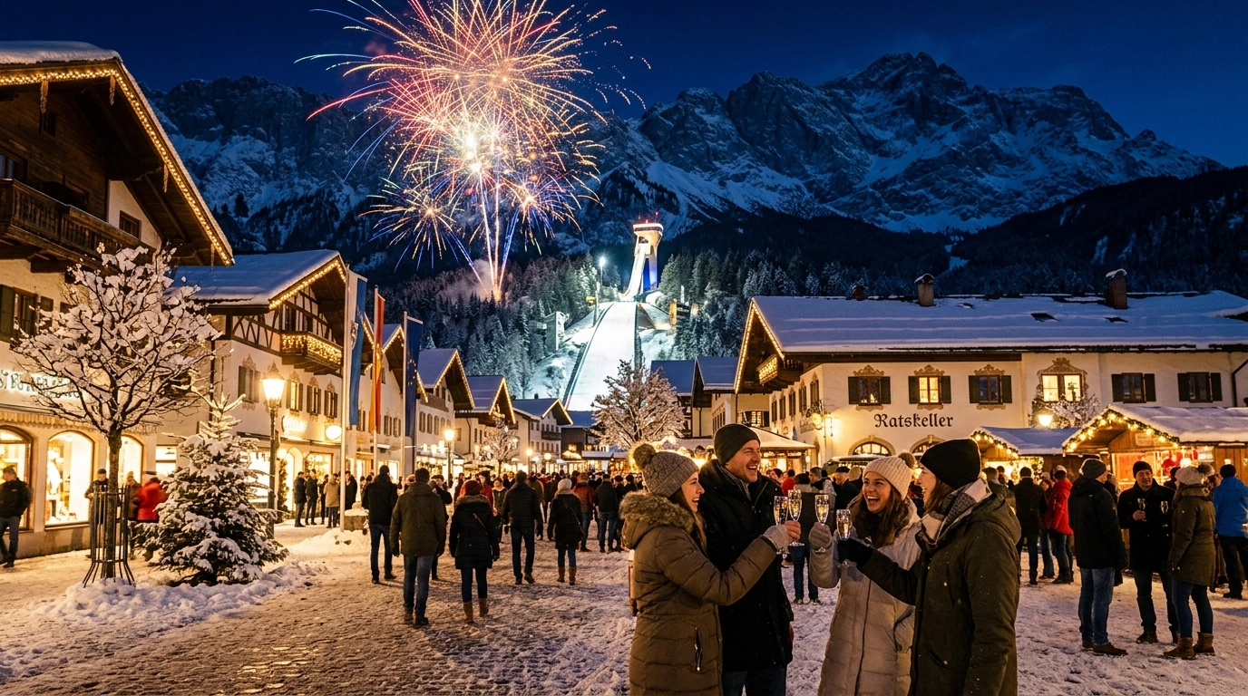 Silvester in Garmisch-Partenkirchen 2026/2027 – Feiern, Programm & Tipps