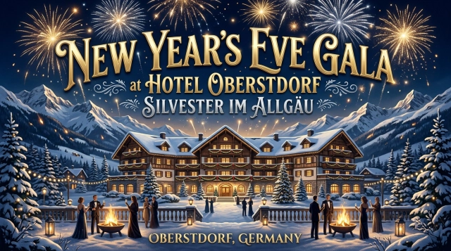 Silvester im Allgäu 2026/2027: Gala im Hotel Oberstdorf