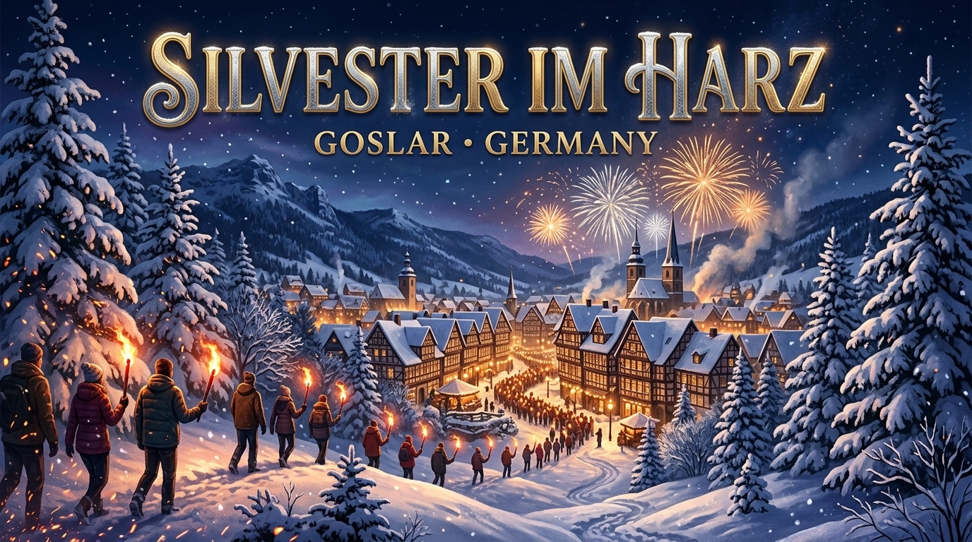 Silvester im Harz 2026 – Neujahr in Goslar feiern