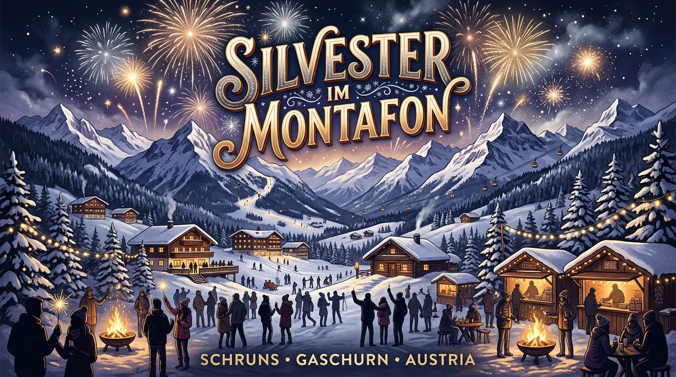 Silvester im Montafon 2026/2027: Partys, Clubnächte und Livemusik in Schruns, Gaschurn und St. Gallenkirch