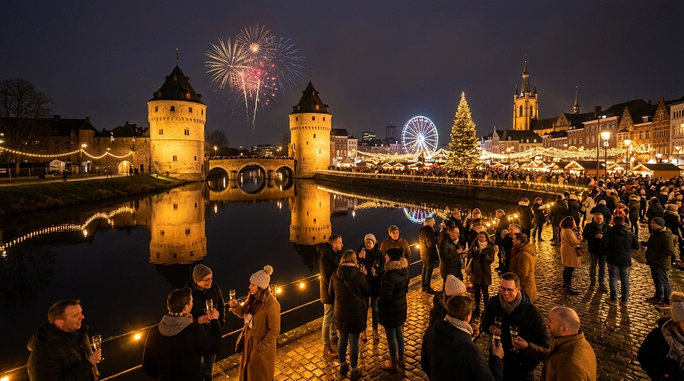 Silvester in Kortrijk (Belgien) 2026/2027 : Feiern, Programm und Highlights