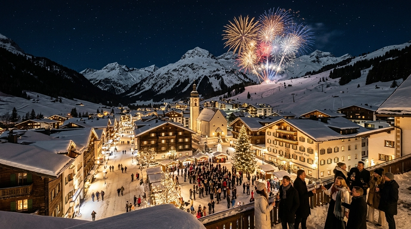 Silvester in Lech (Österreich) 2026/2027: Feiern, Ski und Neujahrsprogramm