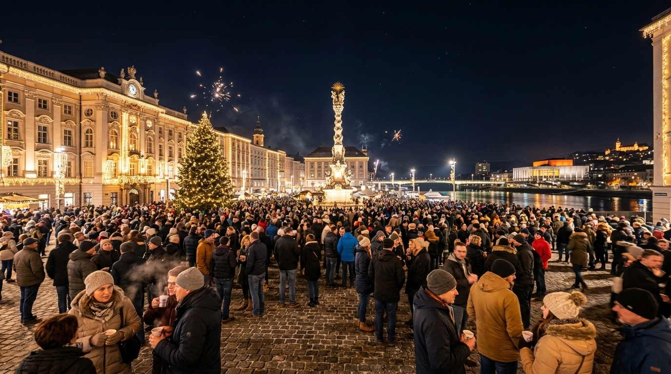 Silvester in Linz (Österreich) 2026/2027: Feiern, Programm & Events
