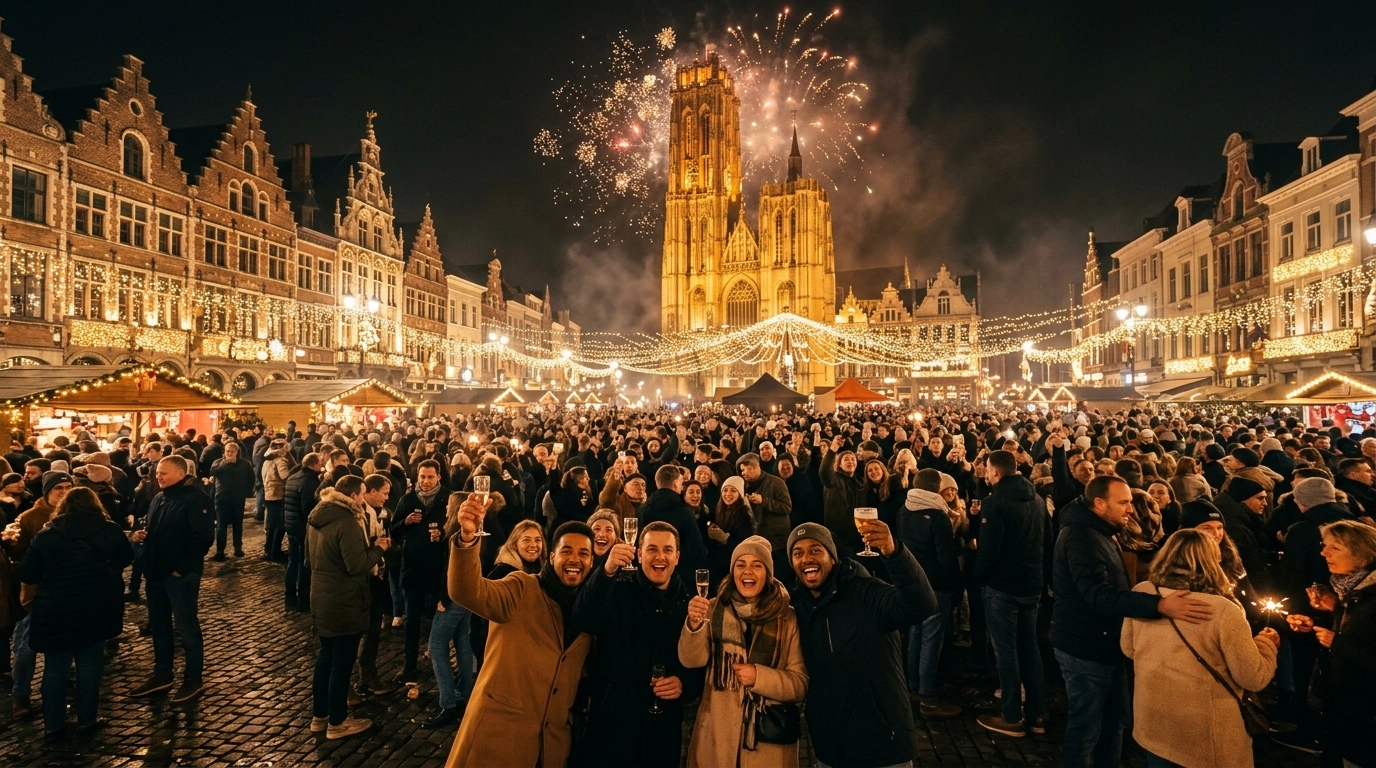 Silvester in Mechelen (Belgien) 2026/2027: Feiern, Programm und Feuerwerk