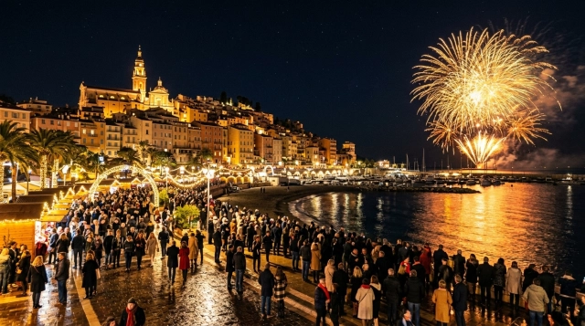 Silvester in Menton (Frankreich) 2026/2027 – Feiern, Programm & Feuerwerk