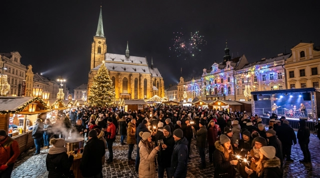 Silvester in Pilsen (Tschechien) 2026/2027: Feiern, Programm und Events
