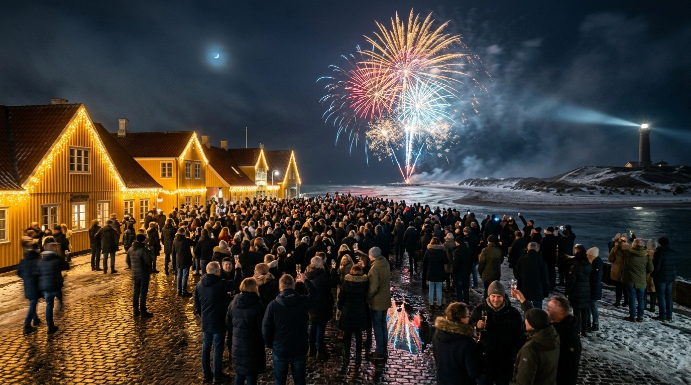 Silvester in Skagen (Dänemark) 2026/2027: Feiern, Feuerwerk und Programm