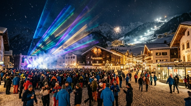 Silvester in St. Anton am Arlberg (Österreich) 2026/2027: Feiern, Programm und Events