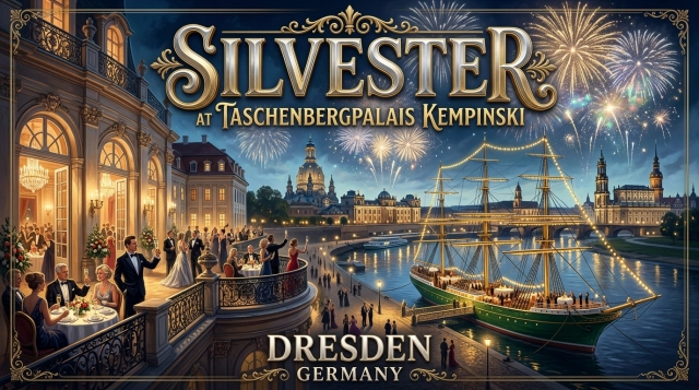 Silvester 2026 im Taschenbergpalais Kempinski Dresden – Gala-Dinner & Party