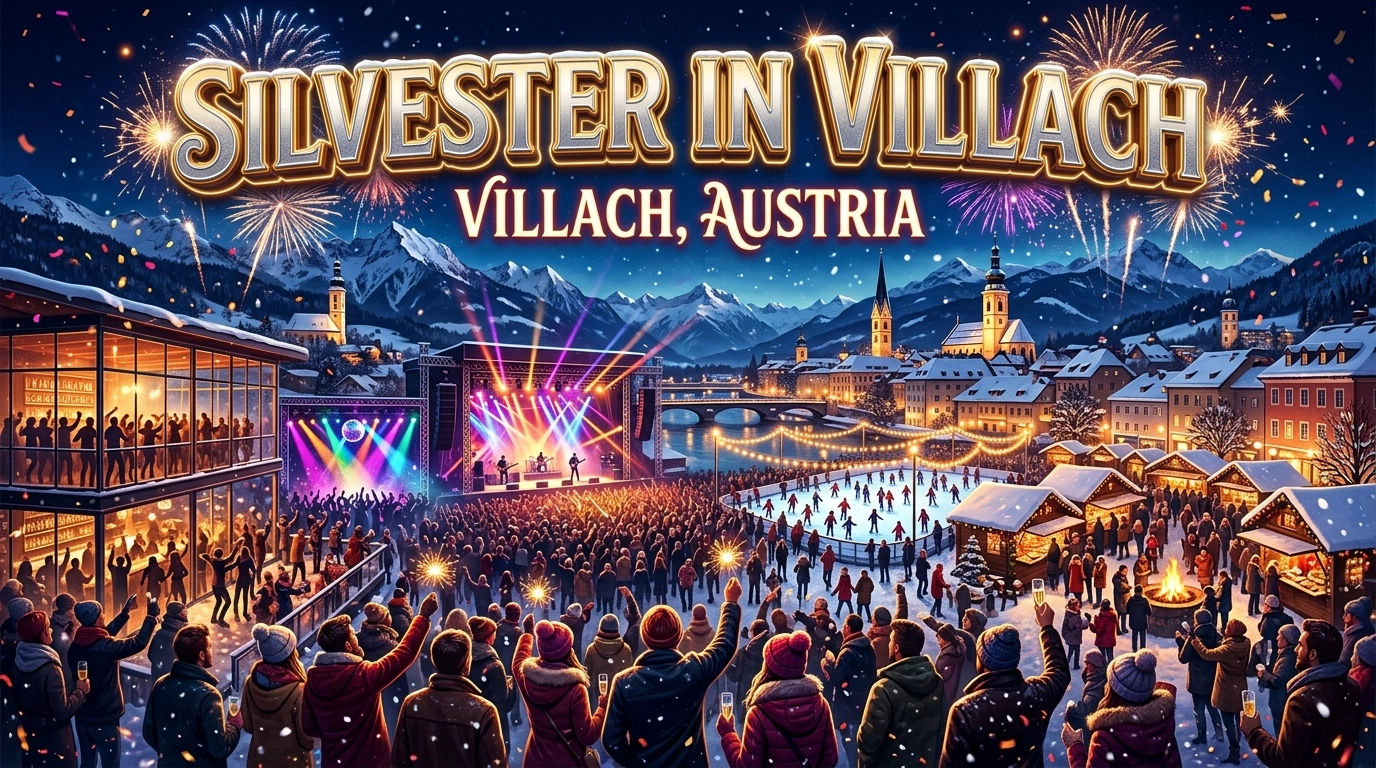 Silvester in Villach 2026/2027 – Partys, Clubs & Silvestermarkt
