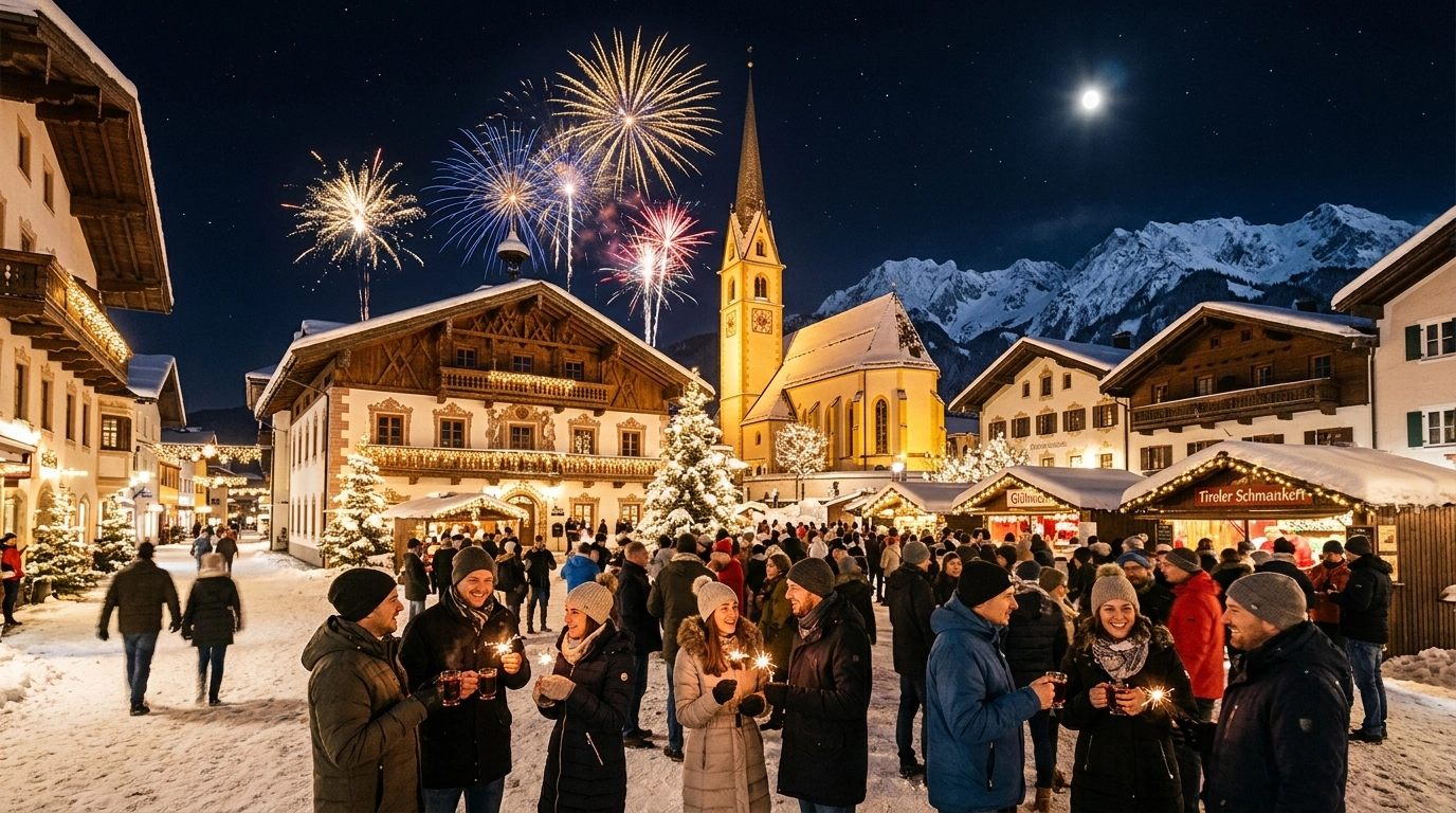 Silvester in Wörgl (Tirol, Österreich) 2026/2027: Feiern, Programm & Events
