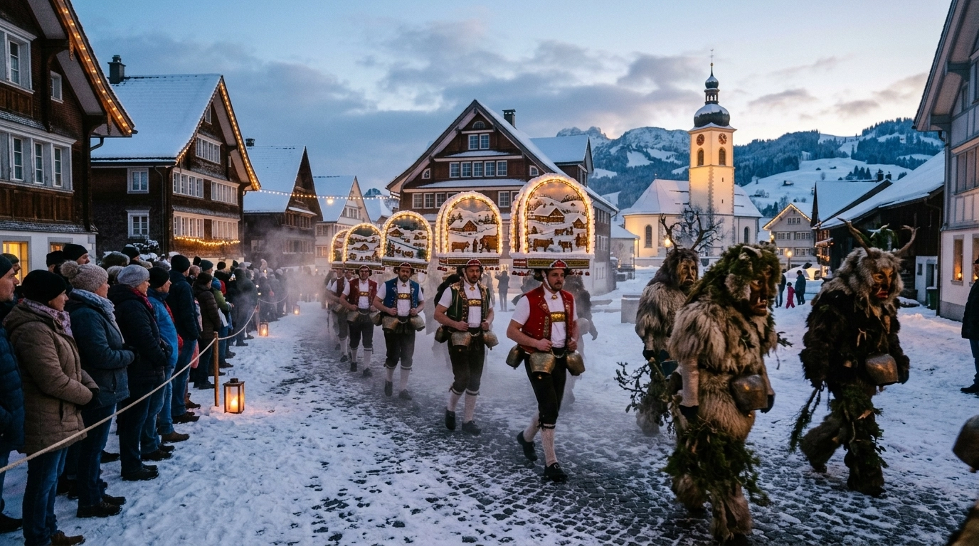 Silvesterchlausen 2027 in Appenzell: Alter Silvester in Urnäsch
