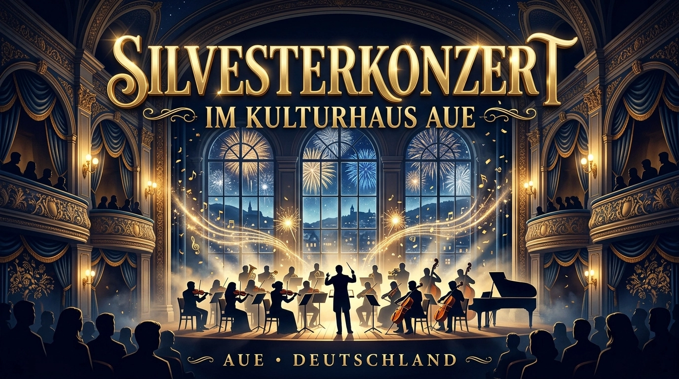 Silvesterkonzert Kulturhaus Aue 2026 – Erzgebirgische Philharmonie